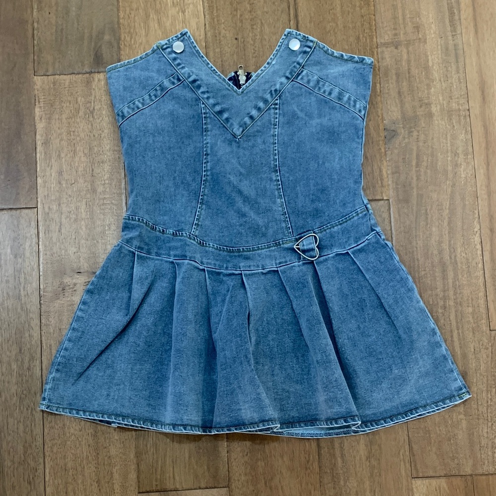 Denim Dress Mini Size M